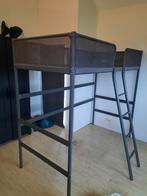 Lit mezzanine Ikea metal gris, Maison & Meubles, Chambre à coucher | Lits superposés & Lits mezzanines, Comme neuf, Enlèvement