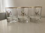 3 glazen van FX De Beukelaer, Ophalen, Gebruikt, Borrel- of Shotglas