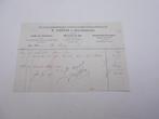 ancienne facture Spa 1896 Goffin Et typo lithographique, Antiek en Kunst, Ophalen of Verzenden