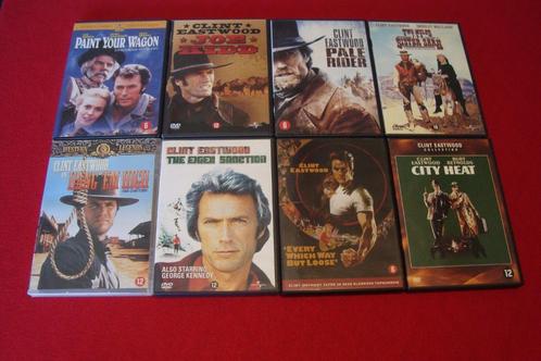 30 dvd's met clint eastwood, Cd's en Dvd's, Dvd's | Actie, Actie, Ophalen of Verzenden