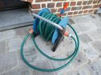 TUINSLAG MET KLEINE SLANGHASPEL, Tuin en Terras, Tuinslangen, Ophalen of Verzenden, Gebruikt, Tuinslanghaspel