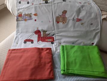 Housse de Couette Enfant 190*150cm + 2 Draps housse assortis disponible aux enchères