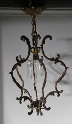 Lampadaire en laiton, Enlèvement, Utilisé, Verre, Moins de 100 cm