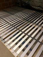 Lattenbodem en matras, Ophalen, Gebruikt, 140 cm, Matras