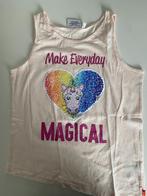 T-shirt - verander print door pailletjes, Kinderen en Baby's, Kinderkleding | Maat 158, Ophalen, Gebruikt