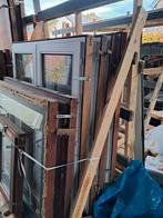 Voordeur, achterdeur, ramen, hard hout., Ophalen