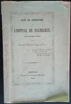 ZELDZAAM. Acte de fondation de l'hôpital de Maldeghem, Enlèvement ou Envoi