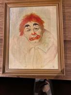 Schilderij clown, Ophalen