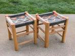 2 tabourets bois et cordes, Enlèvement, Neuf, Bois
