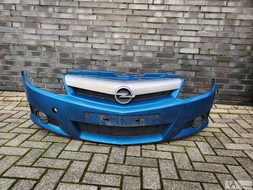 Opel Tigra twintop 2004 - 2009 voorbumper blauw krasjes €250, Autos : Pièces & Accessoires, Carrosserie & Tôlerie, Pare-chocs
