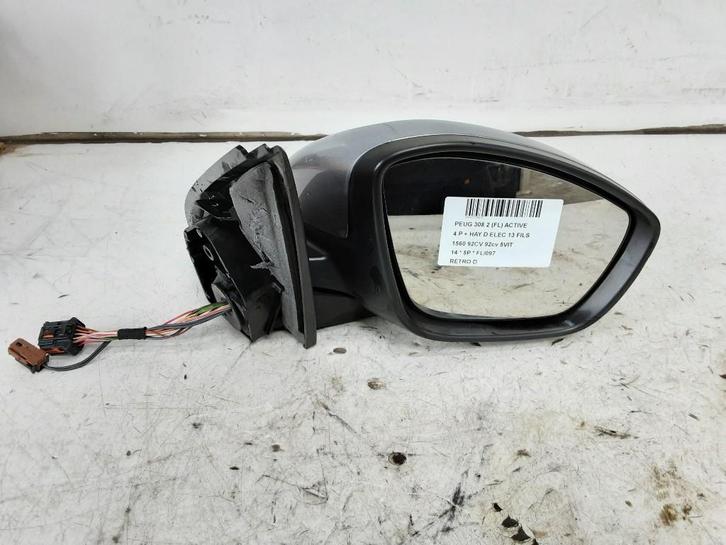 SPIEGEL RECHTS Peugeot 308 (L3 / L8 / LB / LH / LP), Auto-onderdelen, Spiegels, Peugeot, Gebruikt
