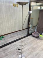 vloerlamp met dubbele verlichting, Huis en Inrichting, Ophalen, Gebruikt, Metaal, 150 tot 200 cm