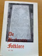 Brabantse Folklore nr 174, 20e eeuw of later, E. Baert en anderen, Ophalen of Verzenden, Zo goed als nieuw