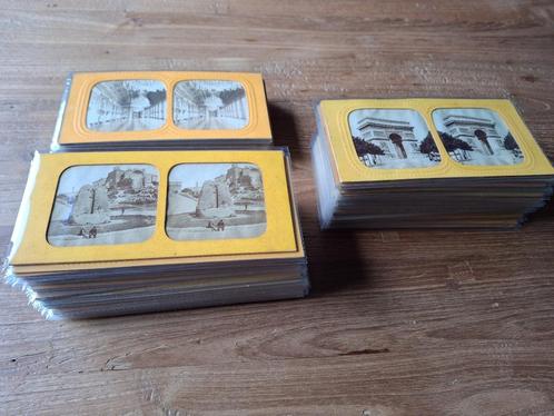 Stereofoto's tissue in goede staat 87 stuks, Verzamelen, Foto's en Prenten, Gebruikt, Foto, Voor 1940, Ophalen of Verzenden