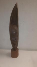Belle statue africaine sculptée à la main/39 cm, Antiquités & Art, Curiosités & Brocante, Enlèvement ou Envoi