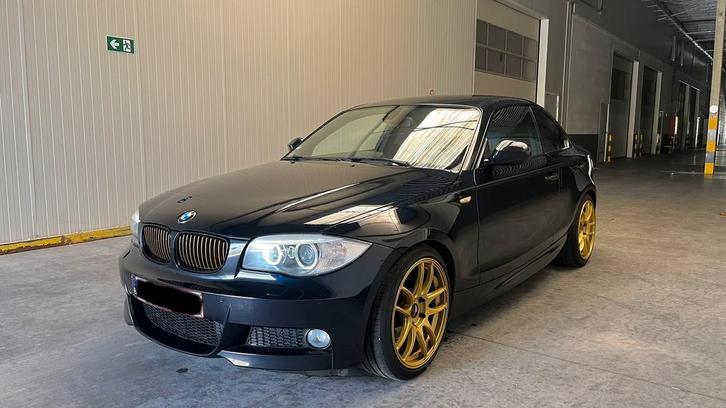 Bmw 120i M pakket automaat, Auto's, BMW, Particulier, 1 Reeks, Benzine, Euro 5, Coupé, 3 deurs, Automaat, Zwart, Zwart, Leder