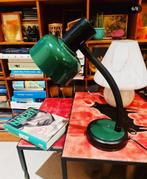 Lampe de bureau italienne vintage verte Veneta Lumi, Enlèvement ou Envoi
