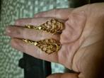Vintage heel prachtige vergulde oorbellen, Enlèvement ou Envoi, Boucles d'oreilles