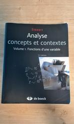 Analyse concepts et contextes: Volume 1, Livres, Livres d'étude & Cours, Enlèvement ou Envoi, Comme neuf, James Stewart
