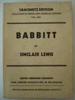 BK2. Babbitt Sinclair Lewis Tauchnitz 4590, Gelezen, Verzenden, Sinclair Lewis, Amerika