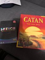 2 jeux de plateau à vendre — Catan (EN) + Sketch (NL), Trois ou quatre joueurs, Enlèvement, Neuf