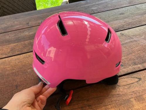 Fietshelm ABUS kind  - Maat 53-58., Vélos & Vélomoteurs, Accessoires vélo | Casques de vélo, Comme neuf, Fille, Autres tailles