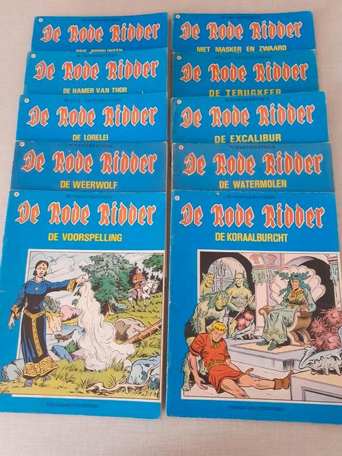 De Rode Ridder herdrukken., Boeken, Stripverhalen, Gelezen, Meerdere stripboeken, Ophalen of Verzenden