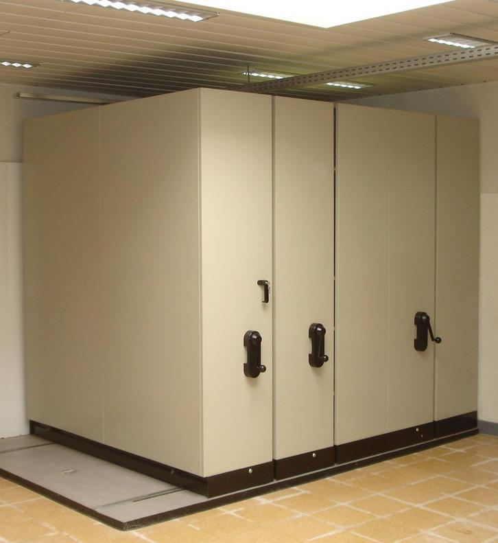 Mobile Archiefkast, Huis en Inrichting, Kasten | Roldeurkasten en Archiefkasten, Zo goed als nieuw, Metaal, Met slot, Ophalen