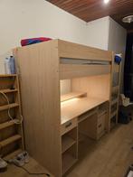 Hoogslaper met bureel en kast, Kinderen en Baby's, Ophalen, Gebruikt, Hoogslaper