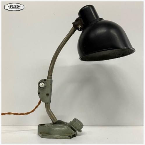 Industriële zwanenhalslamp van Helion, DDR - Wandlamp, Maison & Meubles, Lampes | Autre, Utilisé, Enlèvement ou Envoi