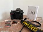 D810 Nikon + accessoires, Audio, Tv en Foto, Fotocamera's Digitaal, Ophalen, Gebruikt, Spiegelreflex, Nikon