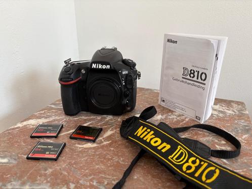 D810 Nikon + accessoires, Audio, Tv en Foto, Fotocamera's Digitaal, Gebruikt, Spiegelreflex, Nikon, Geen optische zoom, Ophalen