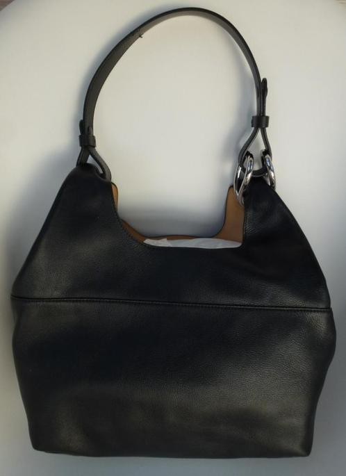 Delvaux Givry With Me PM noir polo palladium, Handtassen en Accessoires, Tassen | Damestassen, Gebruikt, Handtas, Zwart, Ophalen of Verzenden