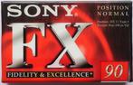 Muziekcassette Sony FX90, Ophalen of Verzenden, Nieuw in verpakking, 1 bandje, Origineel