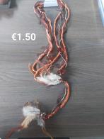 Ketting, Handtassen en Accessoires, Kettingen, Ophalen of Verzenden, Nieuw, Oranje, Overige materialen