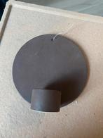 Theelichthouder wand bruin keramiek, Enlèvement, Comme neuf, Brun