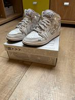 Nike air jordan mid, Ophalen, Gedragen, Wit, Nike air Jordan