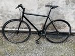 Zwarte herenfiets met wat werk aan, Minder dan 10 versnellingen, Gebruikt, 26 inch, 49 tot 53 cm