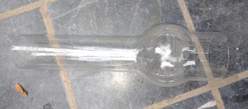 Glaasjes voor petroleum lamp of Lampe Belge. 6,4 op 25 cm.. beschikbaar voor biedingen