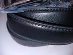 Lederen riem met metalen gesp nieuw, nooit gedragen., Ophalen of Verzenden, Zo goed als nieuw, Zwart, Riem of Ceintuur
