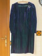 Belle Robe Vintage en Velours Miracle faite par moi-même, Comme neuf, Sans marque, Bleu, Taille 42/44 (L)