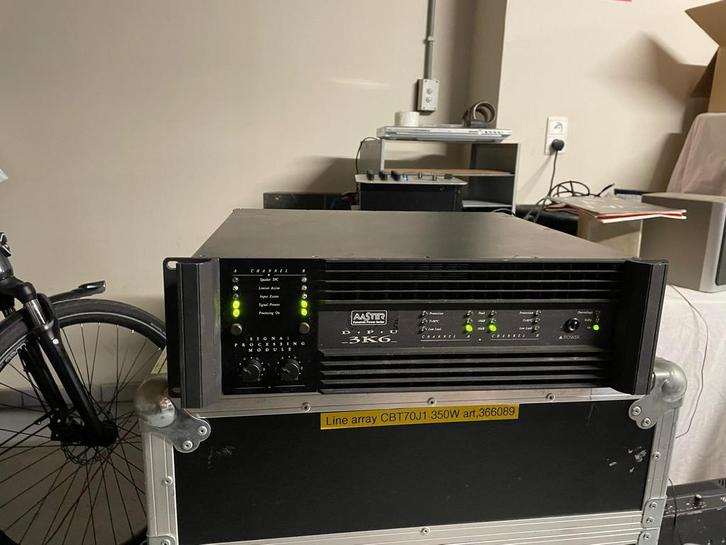 Amplificateur de puissance Master 3k6 !, Musique & Instruments, Amplis | Clavier, Moniteur & Sono, Comme neuf, Enlèvement