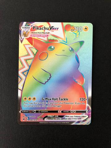 Pokemon Pikachu Vmax Rainbow 188 Vivid voltage MINT?