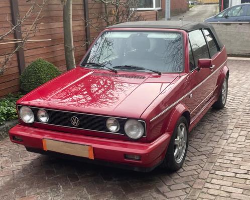 vw golf cabrio mk1, Auto's, Volkswagen, Particulier, Golf, Mistlampen, Open dak, Radio, Benzine, Cabriolet, 2 deurs, Handgeschakeld