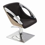 Chaise de coiffure AGV NELLY marron/beige (showmodel), Comme neuf, Autres types, Enlèvement