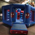 Springkasteel spiderman, Hobby en Vrije tijd, Feestartikelen | Verhuur, Ophalen, Zo goed als nieuw