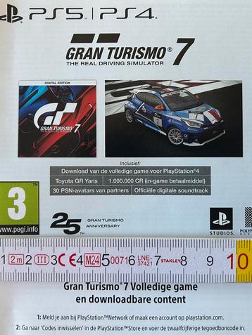 Gran turismo 7 voor playstation (nieuw). beschikbaar voor biedingen