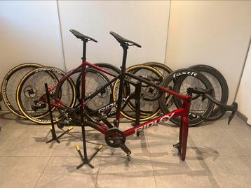 2X Ridley X-Night SL (maat 58) + Tubewielen, Ophalen of Verzenden, Zo goed als nieuw, Carbon