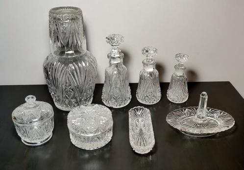 Art-nouveau parfumset Brockwitz catalogus 1915, Antiek en Kunst, Antiek | Glaswerk en Kristal, Ophalen of Verzenden