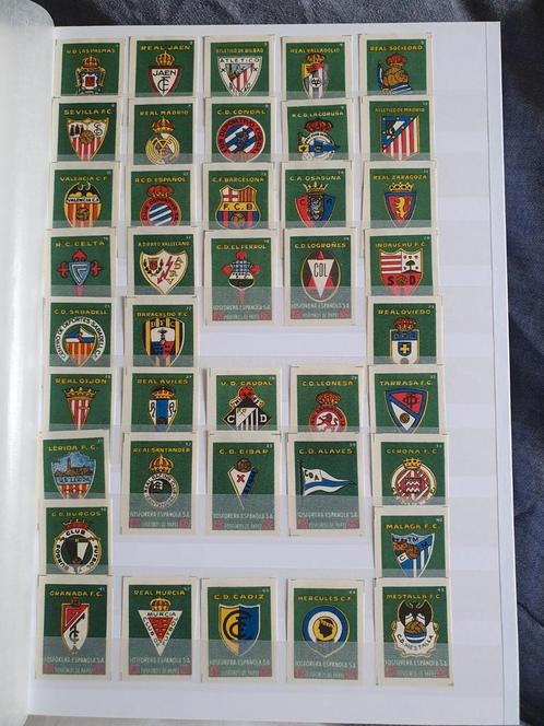 98 etiketten luciferdoosjes Spaanse voetbalteams, Verzamelen, Sportartikelen en Voetbal, Ophalen of Verzenden